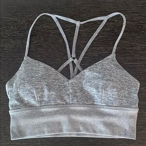 ALO Yoga Gray Sports Bra